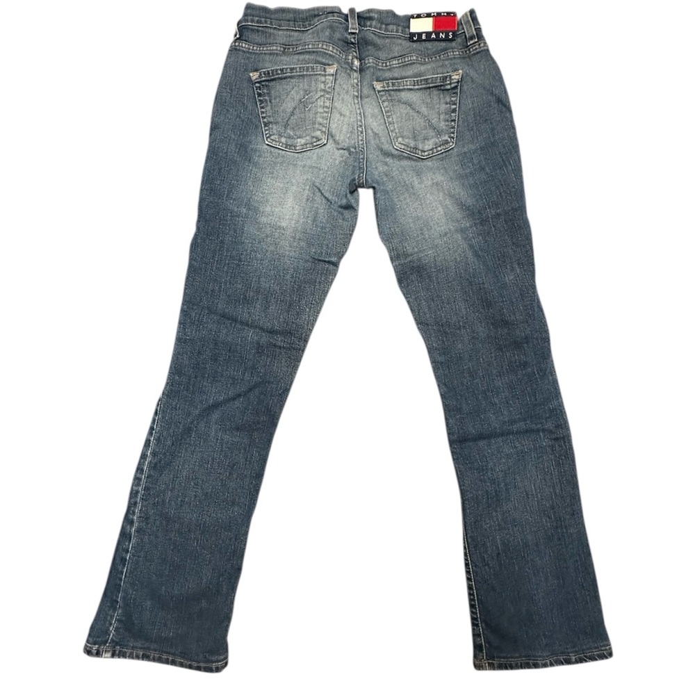 Vintage Tommy Hilfiger Jeans Womens Size 3 Mid Rise Flare Bootcut Jeans Y2K
